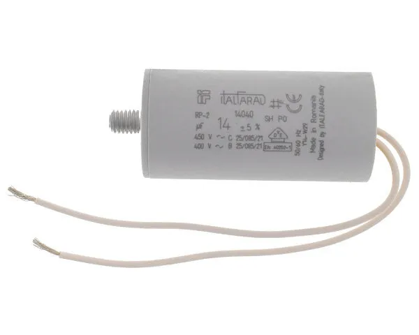 Arbeitskondensator mit Kabel 14,0 µF