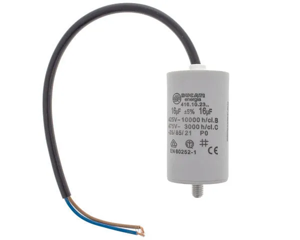 Kondensator Arbeit mit Kabel 16,0 µF