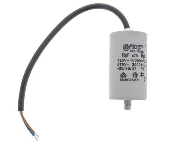 Arbeitskondensator mit Kabel 18,0 µF
