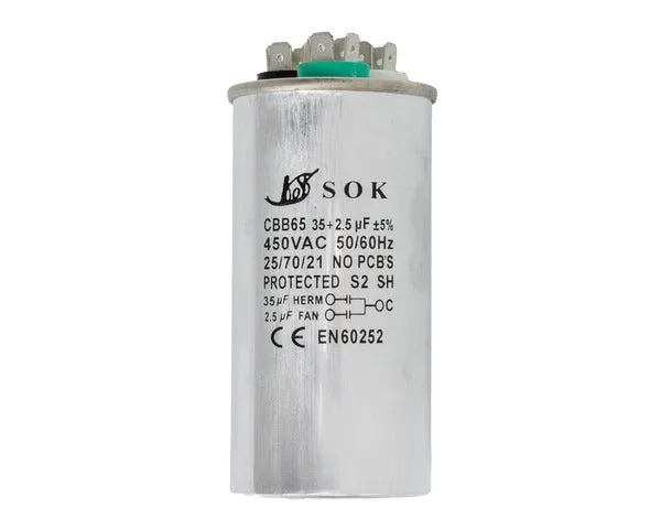 Kondensator Arbeit 35 + 2,5µF 450 V