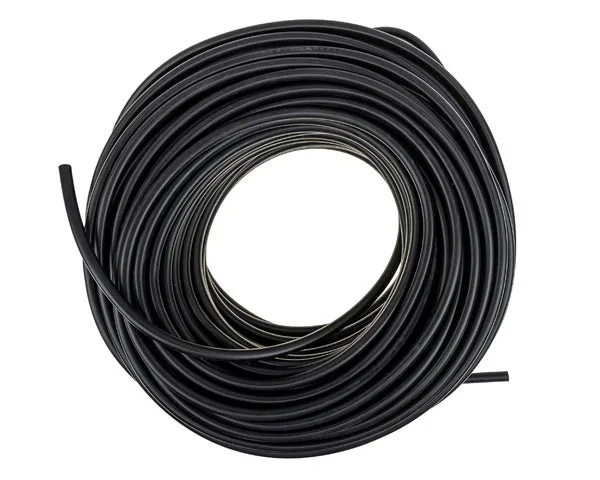 Gummi-Elektroventilschlauch 10x1000 mm Rolle 100 | 0,168
