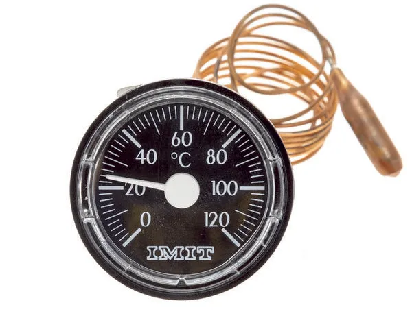 Rundes Thermometer 0º bis 120ºC Ø43 mm selbstsichernd