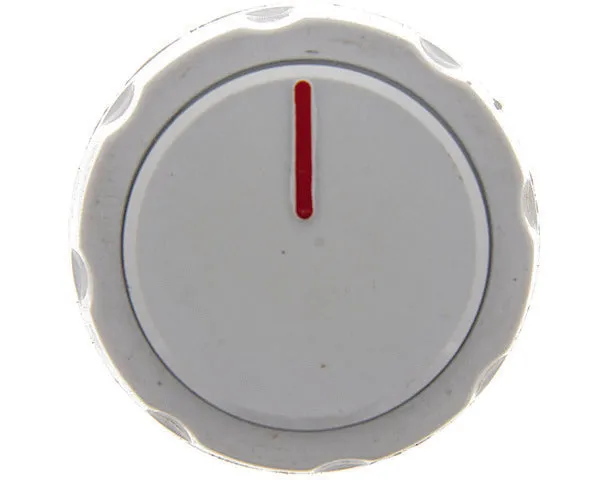 Standard-Küchenregler weiß mit kurzem 6-mm-Achsstift