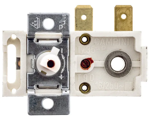 Einstellbarer Thermostat 5-60º Achse 6x20 mm.