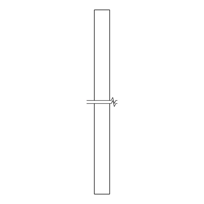 Dichtungsband für Rückwandpaneel 485x6mm Electrolux, AEG 1251139430