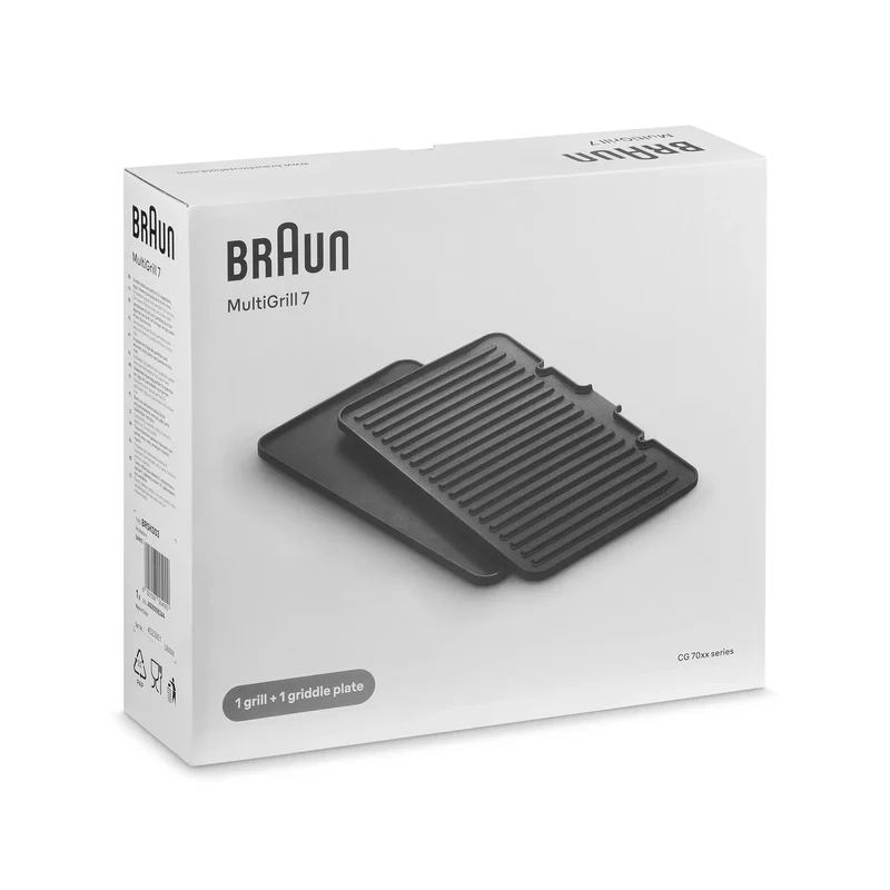 Grillplattenset + Multigrill 7 Grillplatte Braun AS00006344
