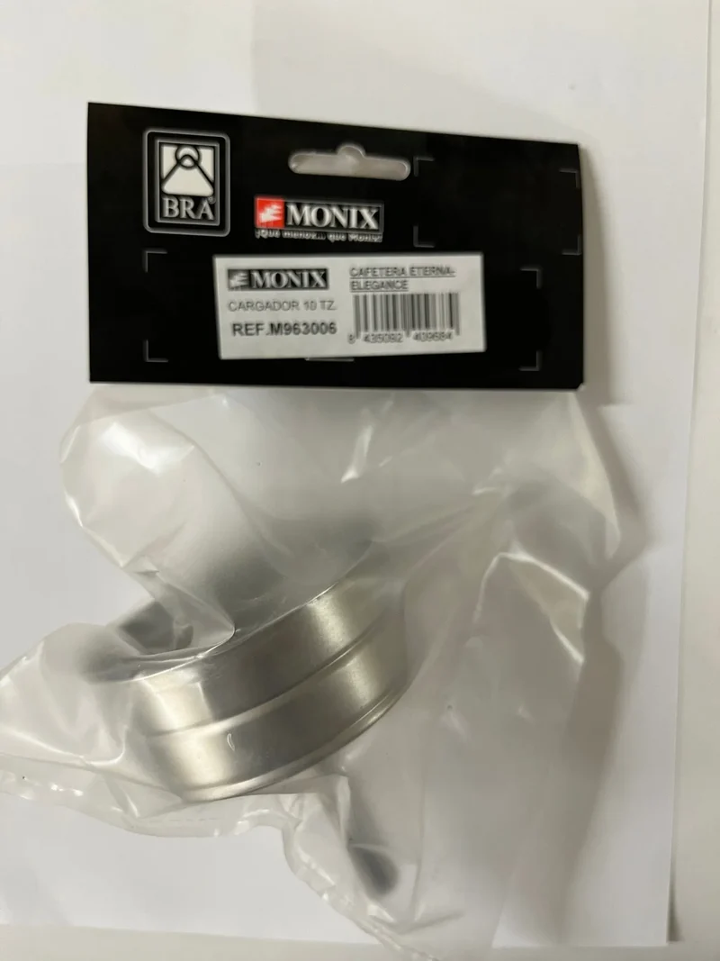 10 Tz Edelstahl-Ladegerät. Monix Eterna-Aroma Kaffeemaschine Bra Elegance M963006