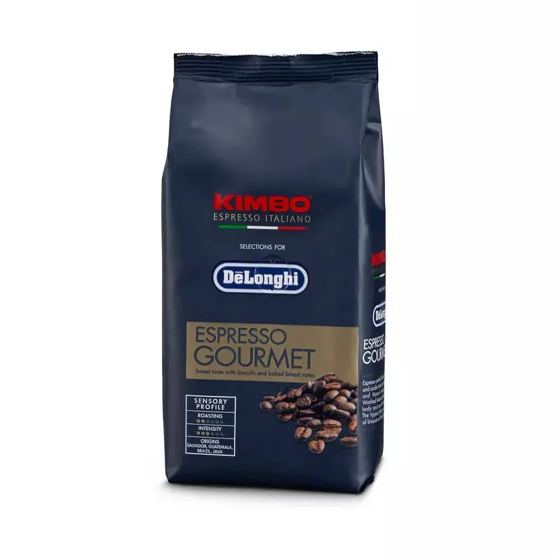 DeLonghi Cafe Kimbo Espressobohnen De'Longhi, Gourmet 80 % Arabica 20 % Robusta, 250 g