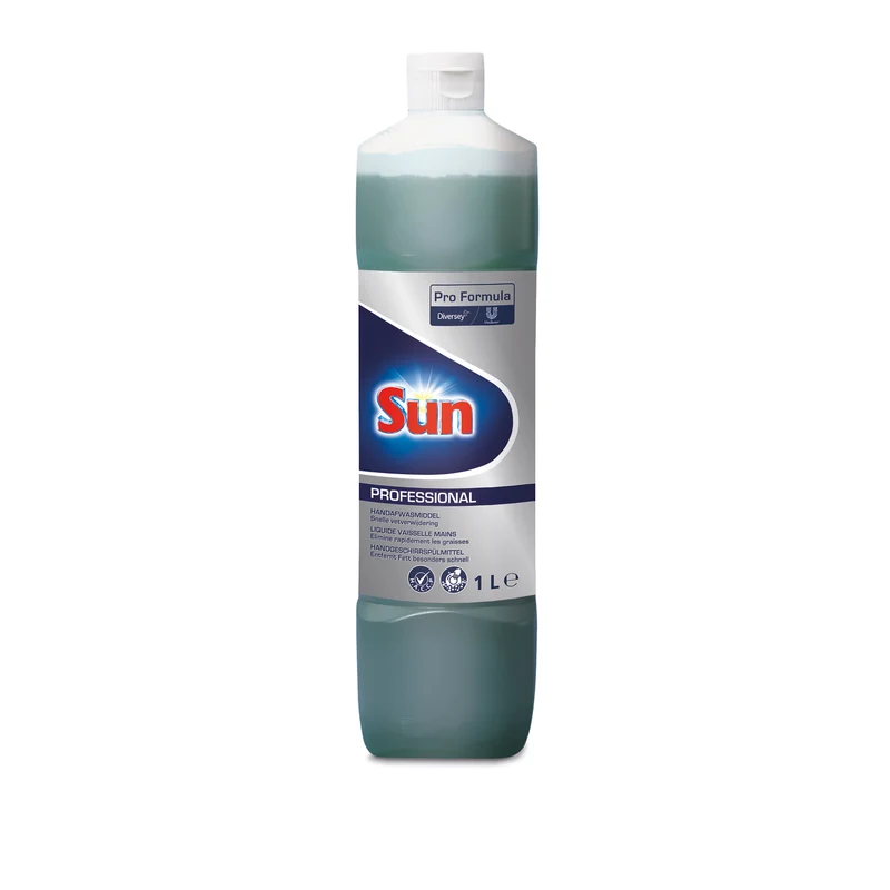 Sun Professional Handgeschirrspülmittel 1L Handgeschirrspülmittel mit Zitronenduft