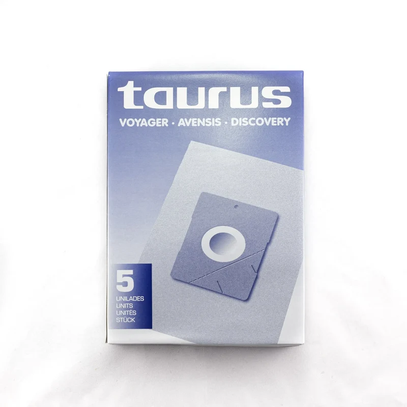 Packung mit 5 Beuteln für die Staubsauger Taurus Voyager, Avensis und Discovery 090034000