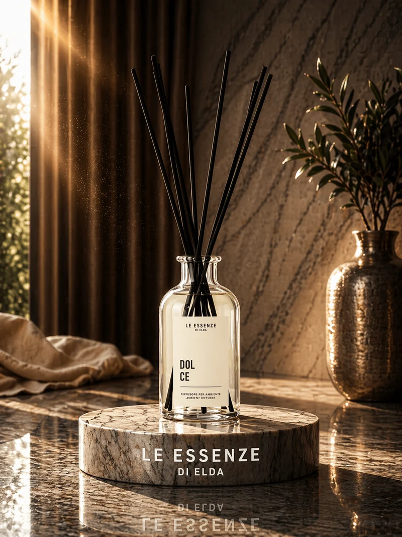 Raumduft Diffuser Dolce mit Vanille – 250 ml Duftstäbchen