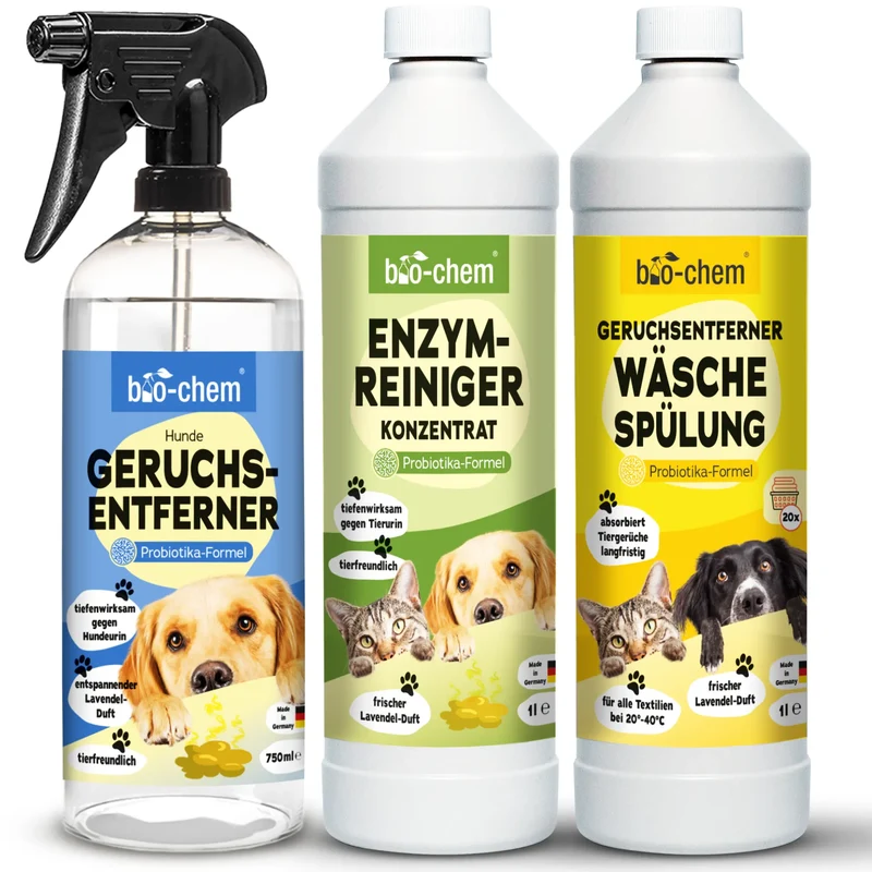 Geruchsentferner-Set Hund (3-teilig)