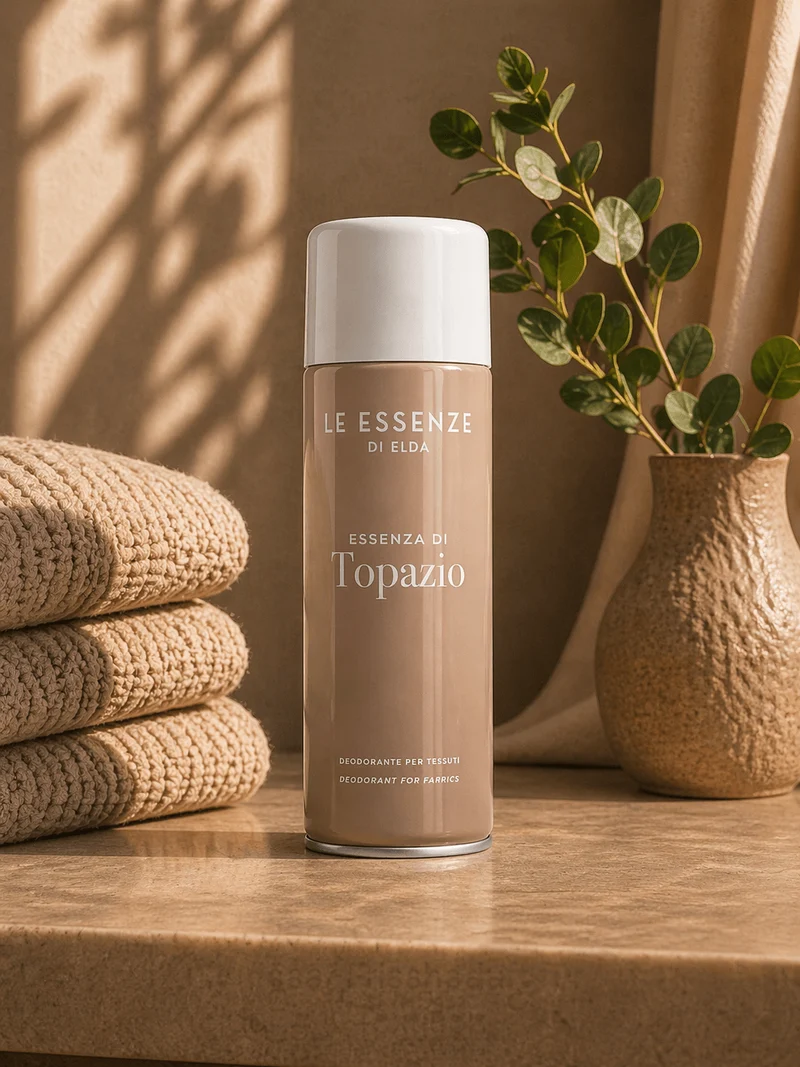 Textil Deo Topazio – Luxuriöser Frischeduft für Kleidung & Textilien