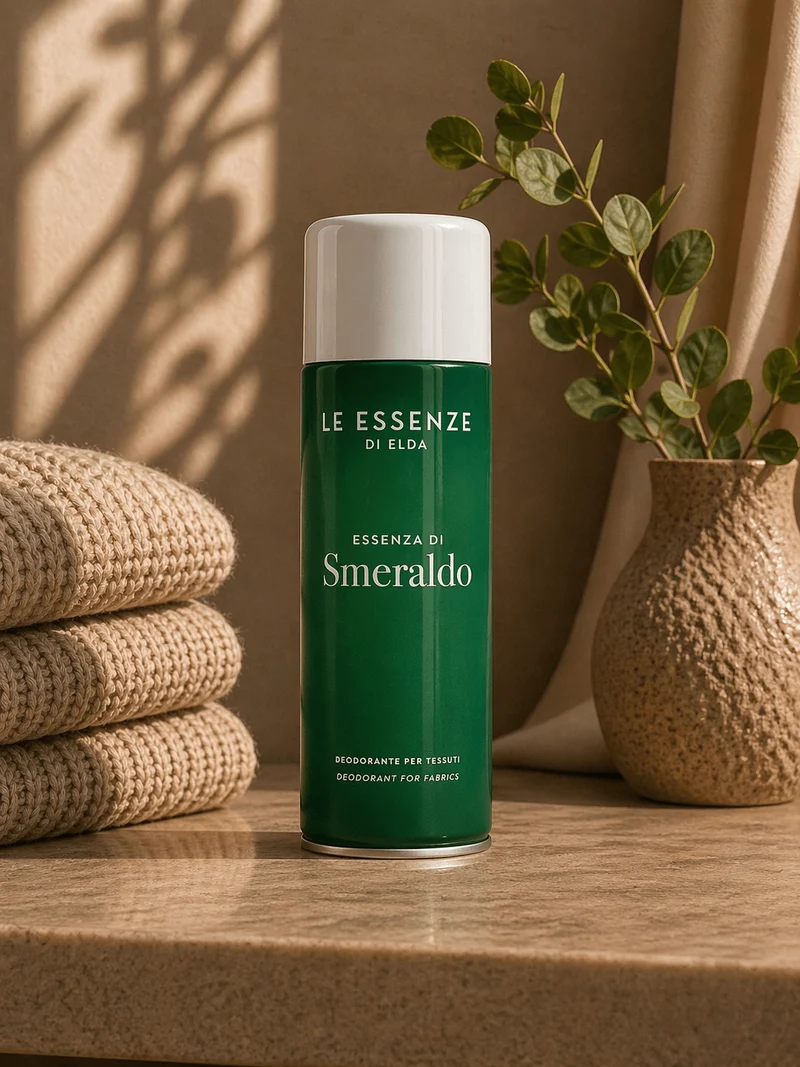 Textil Deo Smeraldo – Luxuriöse Frische für Kleidung & Textilien