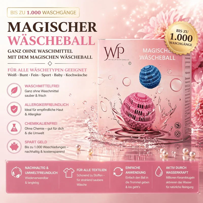 Magischer Wäscheball – Nachhaltig Waschen ohne Waschmittel