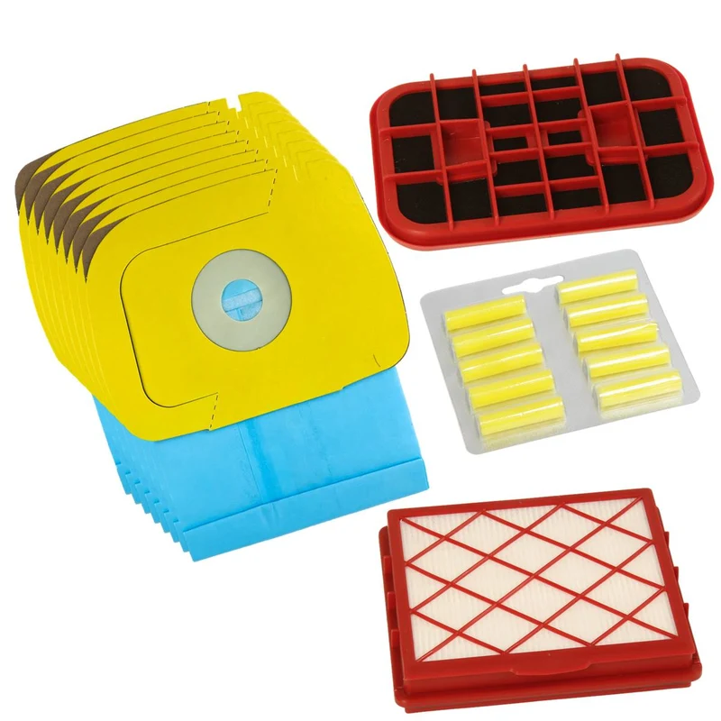 10 Staubsaugerbeutel Filter Set Duft geeignet für Electrolux Lux 1 D 820 Royal
