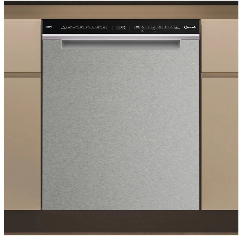 Bauknecht Geschirrspüler 60 cm Edelstahl - BKSV 1FBM Stand oder Unterbau
