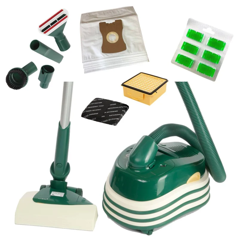 Vorwerk Tiger VK 260 mit EB 351, mit passendem Zubehör von JaTop®
