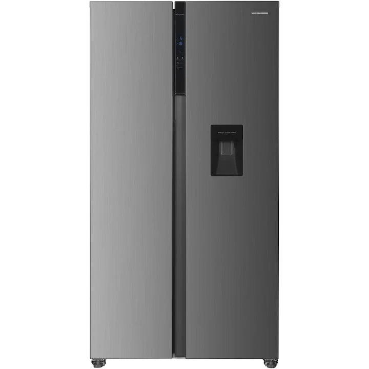 Heinner Amerikanischer Kühlschrank HSBS-HM529NFXWDE – 529L – Wasserspender – Energieeffizienzklasse E