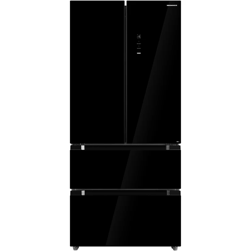 Heinner HCFD-M516INVHGBKE French Door Amerikaanse koelkast – 516 L – No Frost – zwart — Outlet