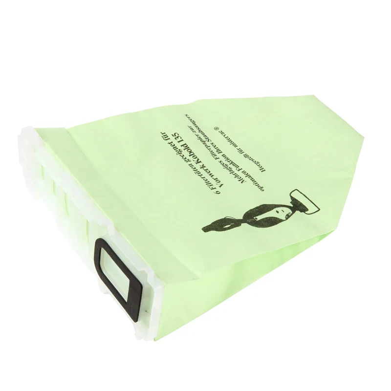 6 Staubsaugerbeutel Papier geeignet für Vorwerk Kobold 135,136