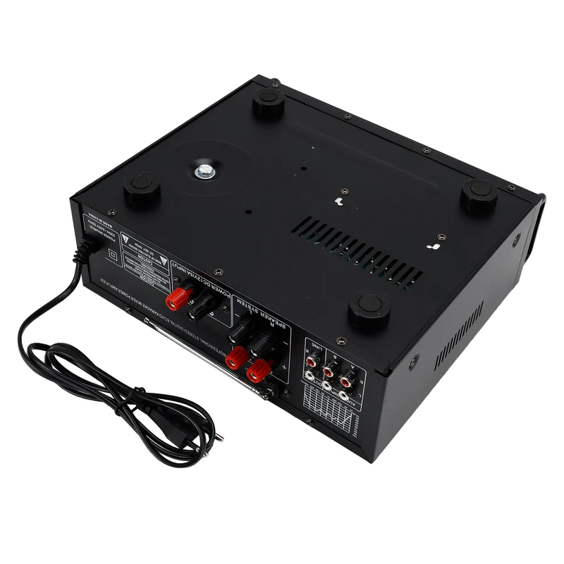 Bluetooth 5.0 HiFi Sunbuck 2000W stéréo Power Amplificateur Karaoké FM USB SD AUX