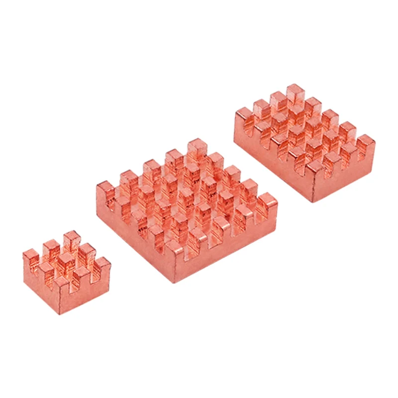 Radiateur Orange Pi RV2, carte de développement, dissipateur thermique en cuivre pur, refroidisseur adhésif
