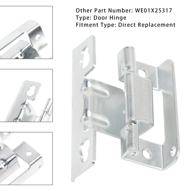Charnière de porte de sèche-linge WE01X25317 pour sèche-linge GE