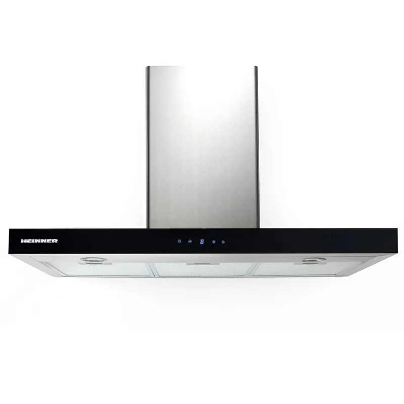 Heinner Dunstabzugshaube DCH-6590TIX – Wandhaube – 90 cm – 3 Geschwindigkeiten – Touch-Bedienung — Outlet