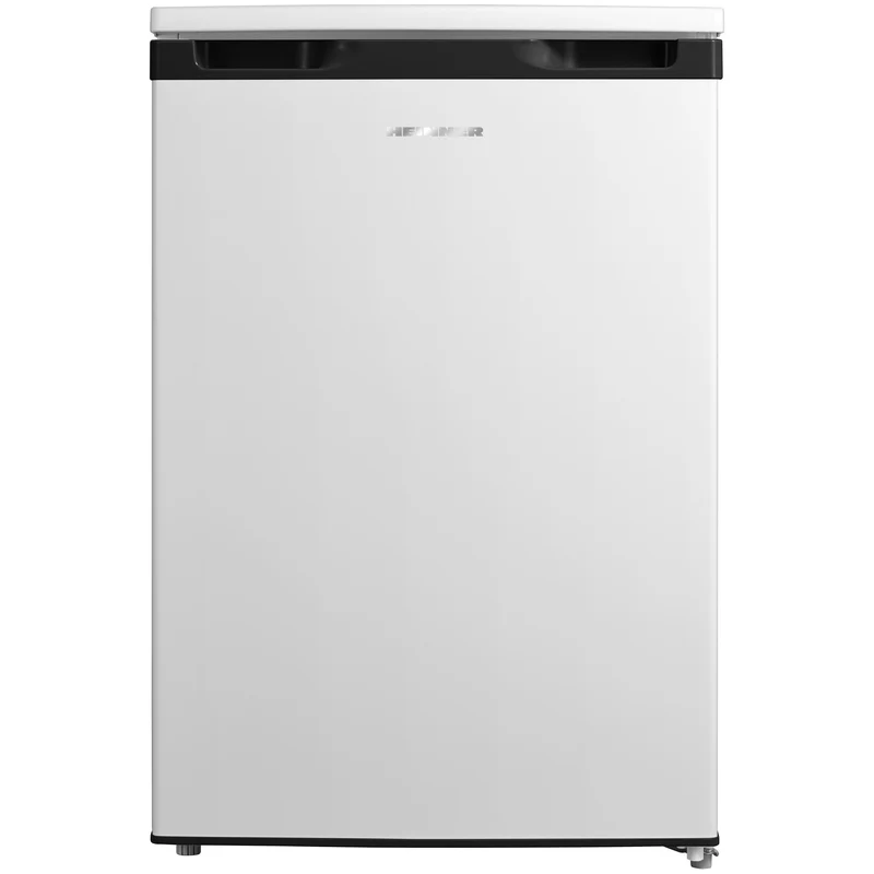 Heinner HF-M113E Tischkühlschrank – 113 L – LED-Beleuchtung – umkehrbare Tür – weiß – Energieeffizienzklasse E