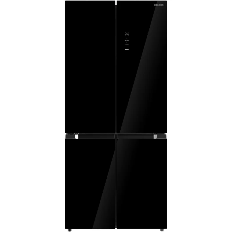 Heinner amerikanischer Side-by-Side Kühlschrank HSBS-M515MDINVHGBKE – 515 L – No Frost – Inverter – Schwarzes Glas