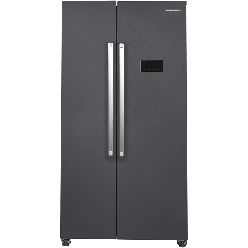 Heinner HSBS-HM442NFINVDGE++ Amerikanischer Kühlschrank - 442L - No Frost - Anthrazit