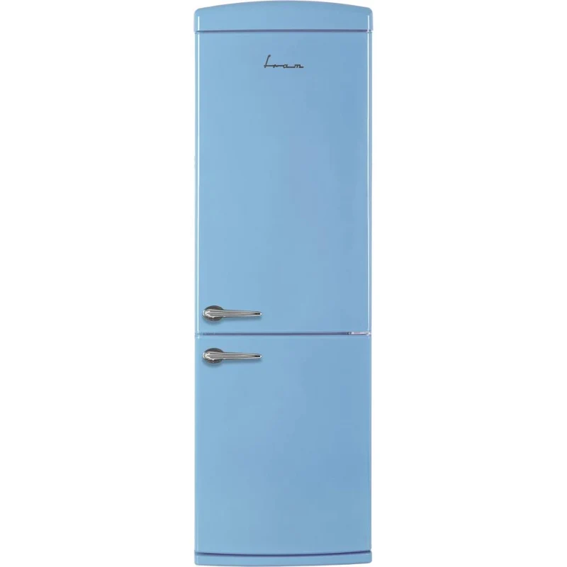 Fram Kühl-Gefrierkombination FC-VRR341BLE – Retro-Design – 340 L – Blau – Energieeffizienzklasse E