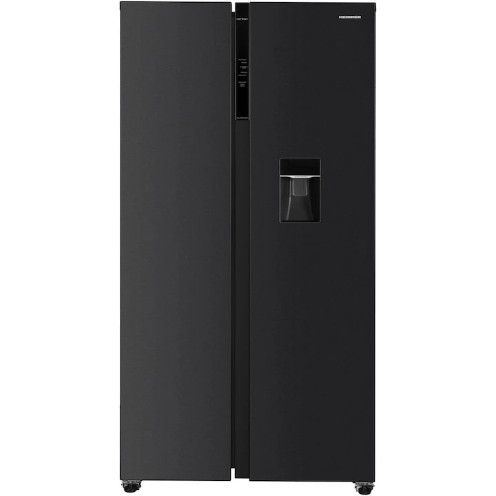 Heinner Amerikanischer Kühlschrank HSBS-HM592NFDXWDE – 592L – Wasserspender – Energieeffizienzklasse E