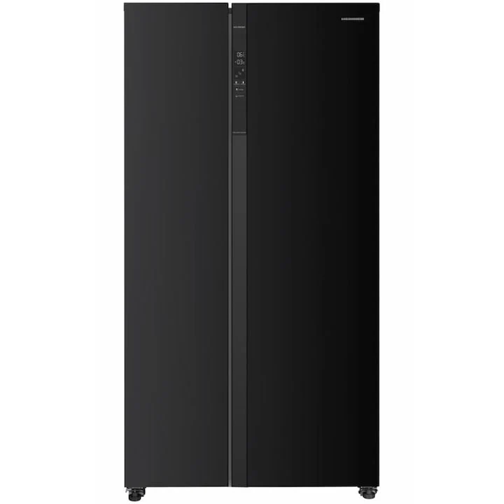 Heinner Amerikanischer Kühlschrank HSBS-HM532NFBKE – 532L – No Frost – Eco-Funktion – Schwarz