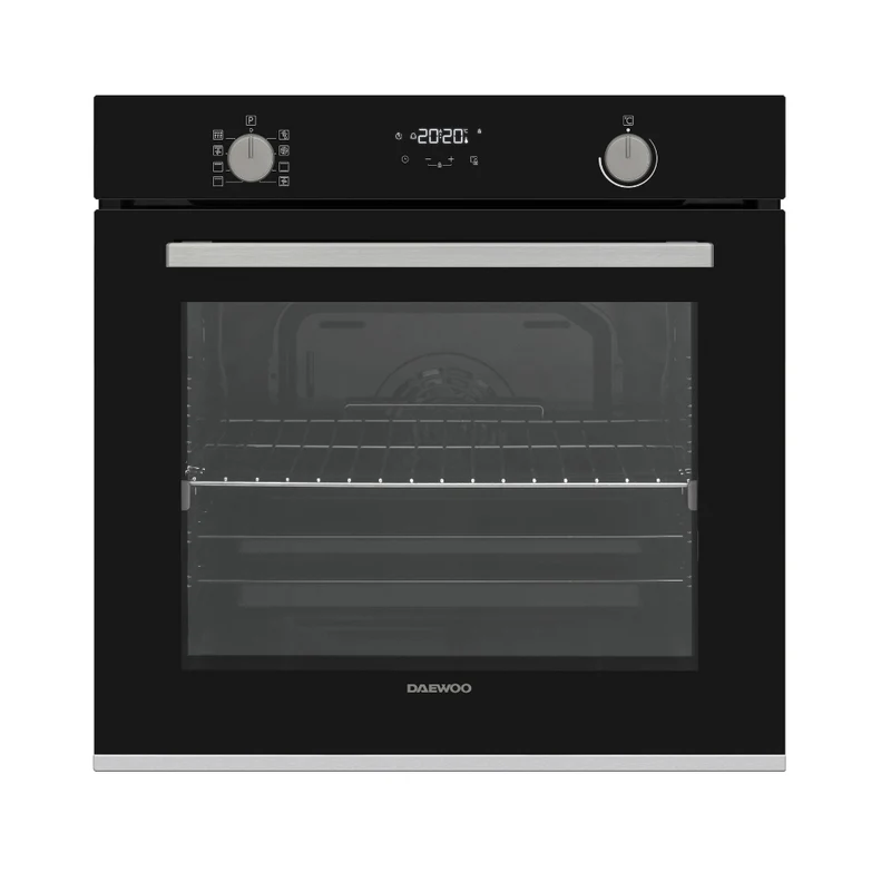 Daewoo O7PR28M2IT Built-In 78lt. Pyrolytic Multifunction Oven, Black