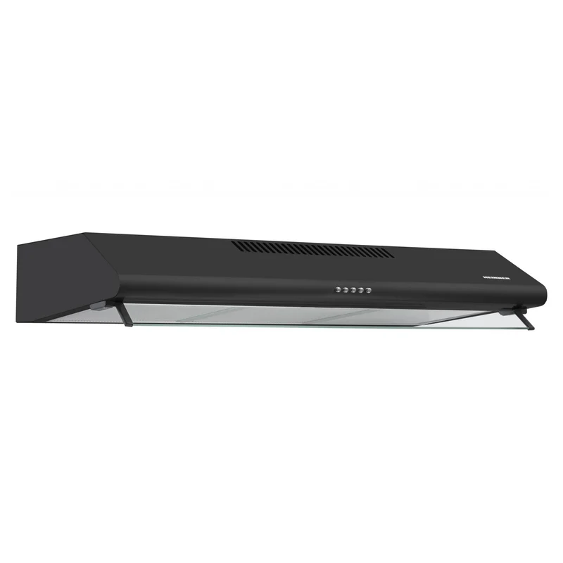 Heinner HCH-490BK Dunstabzugshaube – Wandhaube – 90 cm – 3 Geschwindigkeiten – schwarz