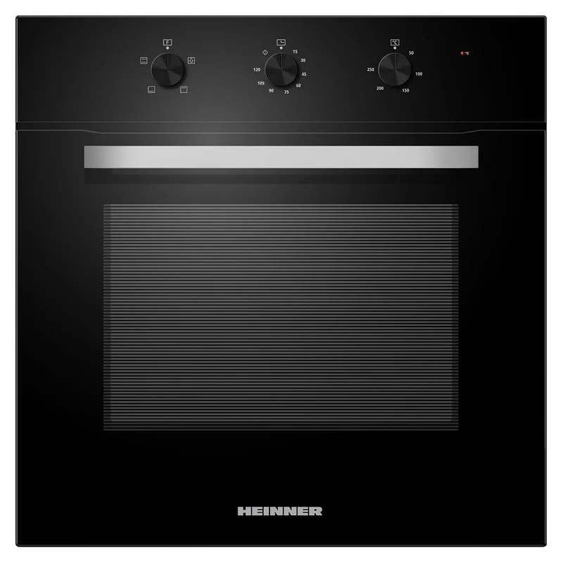 Heinner Einbau Backofen HBO-M654G-GBK – 70 Liter – Heißluft – Grill – schwarz