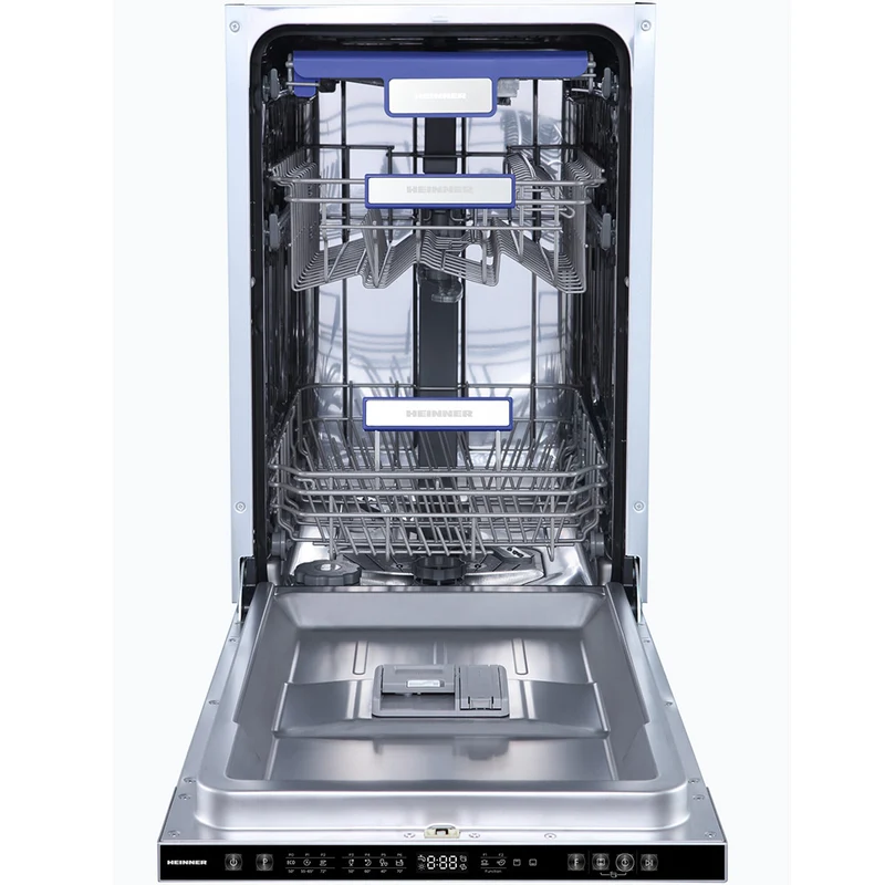 Einbau-Geschirrspüler Heinner HDW-BIM45710A – 45 cm – 10 Maßgedecke – AquaStop