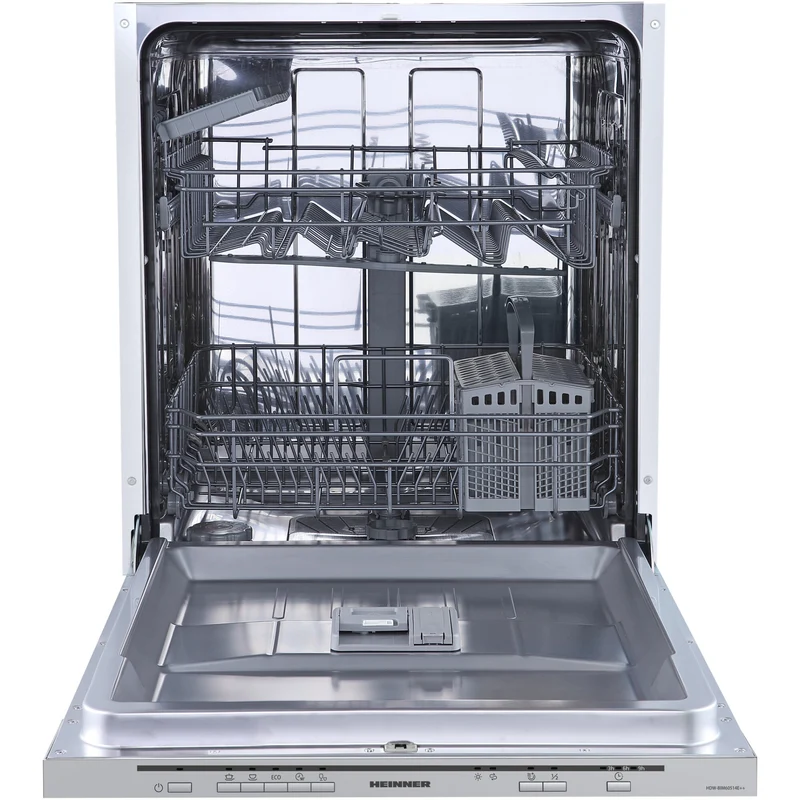Heinner Einbaugeschirrspüler HDW-BIM60514E – 60 cm – 14 Maßgedecke – Energieeffizienzklasse E – AquaStop