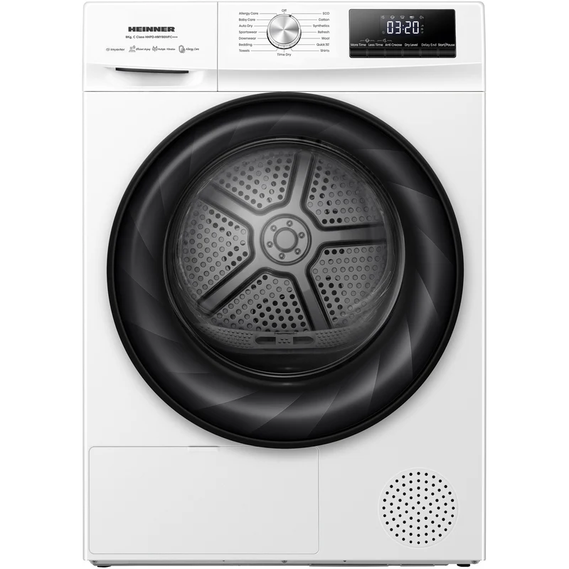 Heinner Wärmepumpentrockner HHPD-HMY80IVFC – 8 kg – Inverter – Energieeffizienzklasse C