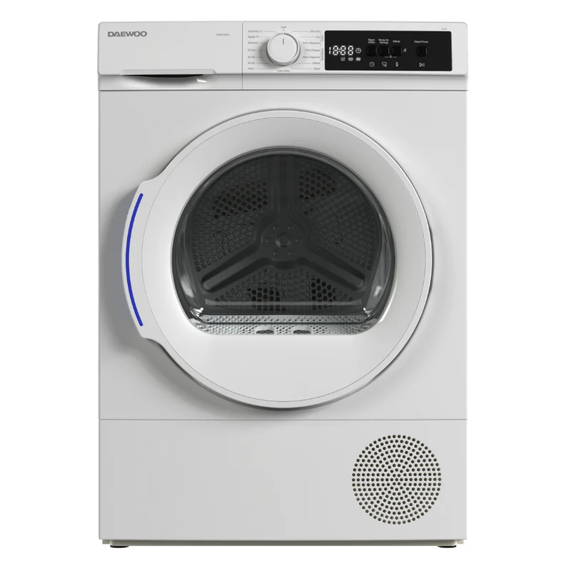 DAEWOO TD-B8GP0WE0-FR Freestanding Tumble Dryer 8 kg E Class with Heat Pump Technology