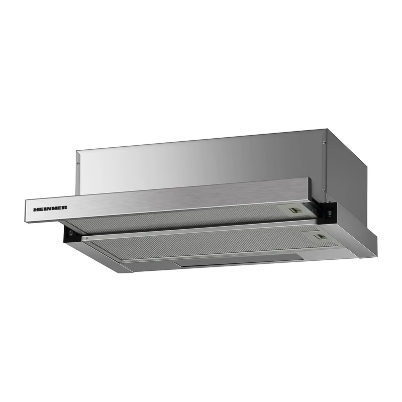 Heinner HTCH-F400IX Dunstabzugshaube – Energieeffizienzklasse B – Inox
