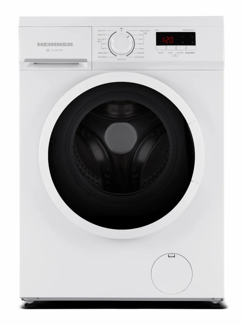 Heinner HWM-M8014SMA Waschmaschine – 8 kg – 1400 U/min – Energieeffizienzklasse A – weiß