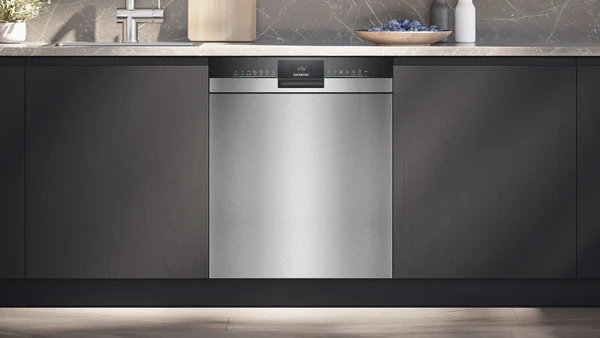 Siemens IQ300 Unterbau-Geschirrspüler, 60 cm, Gebürsteter Stahl SN43ES22AE