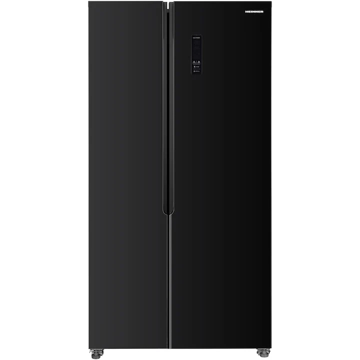 Heinner Amerikanischer Kühlschrank HSBS-HM442NFGBKE – 442L – Energieeffizienzklasse E