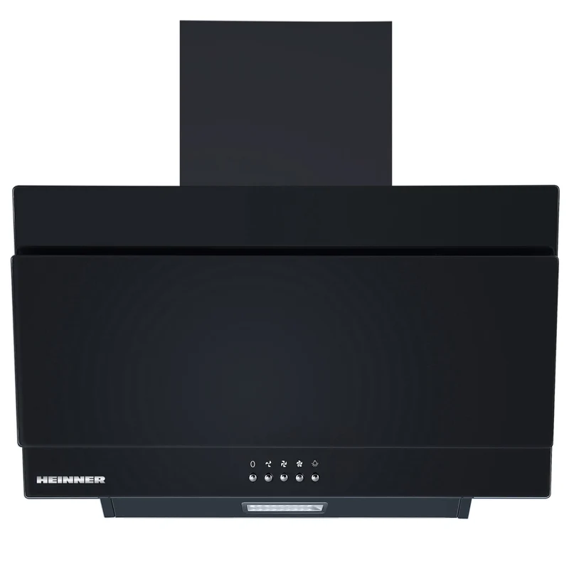 Heinner DCH-350RGBK Dunstabzugshaube Schräghaube – 60 cm – 3 Geschwindigkeiten – schwarz