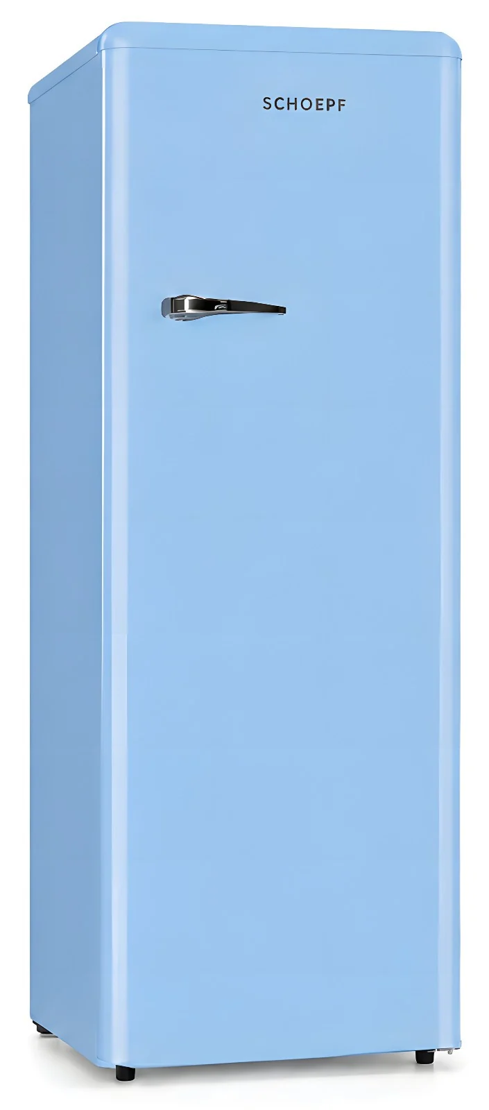 SCHOEPF Vollraum-Kühlschrank Retro RKS245LB / EEK: E / Blau / 238L