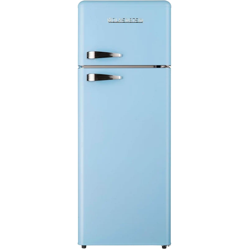WOLKENSTEIN Kühl- Gefrierkombination Retro GK212.4RT LB Blau / EEK: E / 211 L