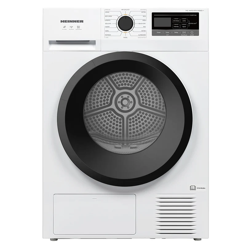 Heinner Wärmepumpentrockner HHPD-M7N13PBKE – 7 kg – Energieeffizienzklasse E